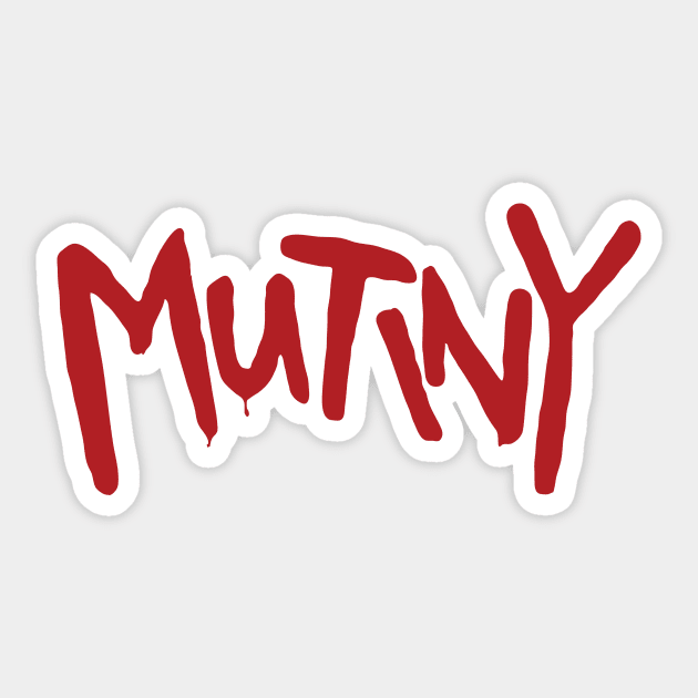 Mutiny Logo (Halt and Catch Fire) Sticker by Widmore